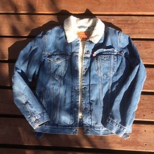 Levi denim Sherpa jacket